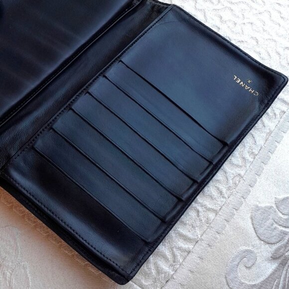 Chanel VTG Kiss Lock Long Clutch/Wallet! - Picture 9 of 16